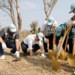 ▲嘉義縣舉辦「綠色守護・清淨飛翔」植樹活動，打造更穩定、安全的無人機飛行空間。（圖/嘉義縣政府提供）