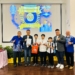 ▲嘉義市精忠國小勇奪馬來西亞2024 OZONE FOR LIFE環境倡議暨實物創作國際競賽第二名。(圖/嘉義市政府提供)