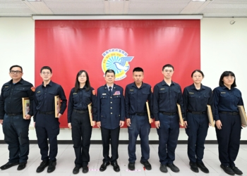 ▲嘉義市政府警察局表揚員警好人好事績優人員。(圖/嘉義市政府提供)