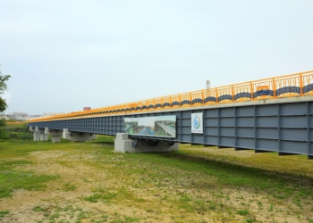 ▲朴子溪渡槽改建完工。（圖/嘉義縣政府提供）