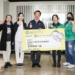 ▲簡天生紀念基金會攜手台灣甜豆文藝、健康促進協會捐贈冬被。（圖/嘉義縣政府提供）
