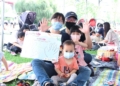 ▲爸爸媽媽們個個開心帶著家中寶貝來參與活動。(圖/嘉義市政府提供)