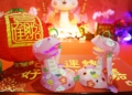 ▲出自「花燈女王」旅法設計師林佳葦之手，「小花蛇」提燈模樣可愛生動。（圖/嘉義市政府提供）