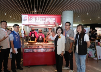 ▲「台灣溫控生鮮豬肉」具有衛生及品質保障的特點。(圖/雲林縣政府提供)
