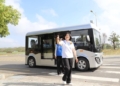 ▲縣長張麗善體驗自動車。(圖/雲林縣政府提供)