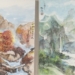 ▲吳梅嶺的〈山水四品〉。（圖/嘉義縣政府提供）