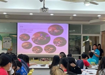 ▲前進校園分享從農歷程 挖掘未來從農人才。(圖/雲林縣政府提供)