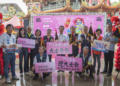 ▲縣長翁章梁攜手大士爺廟董監事團隊，宣布2024「嘉義好神」民雄大士爺祭即將登場。（圖/嘉義縣政府提供）