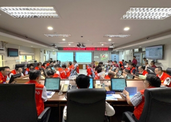 ▲嘉義縣政府召開楊柳颱風災害應變中心第一次工作會報。（圖/嘉義縣政府提供）