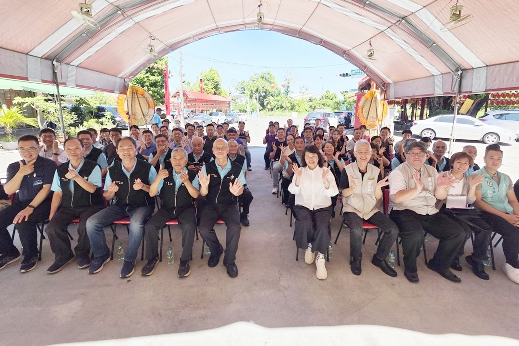 ▲嘉義市文財殿今(15)日舉行「第12屆財神盃嘉義縣市國民中小學音樂暨民俗技藝競賽」頒獎典禮。(圖/嘉義市政府提供)