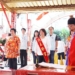 ▲市長黃敏惠率市府團隊參香祈福。(圖/嘉義市政府提供)