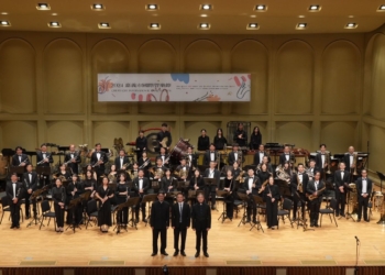 ▲2024嘉義市國際管樂節在嘉義市管樂團與日本知名指揮及作曲家鈴木英史聯手演出下正式登場。（圖/嘉義市政府提供）