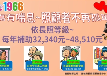 ▲嘉有喘息-照顧者不再孤單。（圖/嘉義縣政府提供）