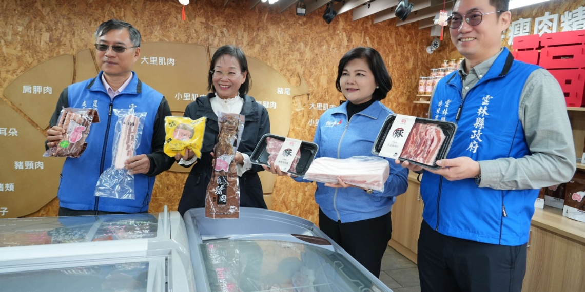 ▲雲饗豬品質優，好吃又健康，縣長張麗善請民眾多採購做為年菜食材。(圖/雲林縣政府提供)