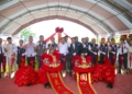 ▲嘉義縣消防局第二大隊新港分隊新建辦公大樓舉行動土典禮。（圖/嘉義縣政府提供）