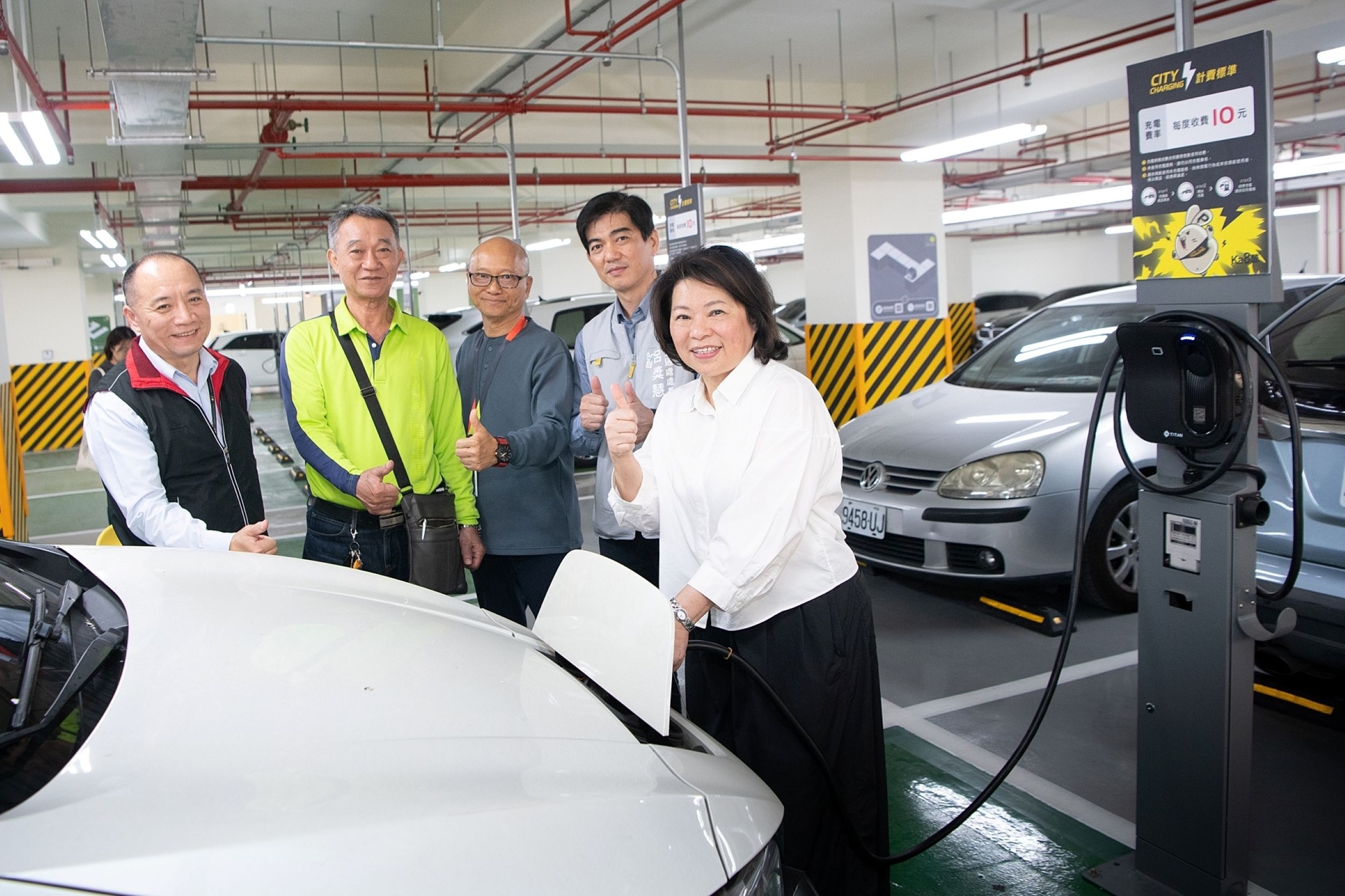 ▲春節停車更便利,嘉義市義昌公園智慧停車場提前上線。(圖/嘉義市政府提供)