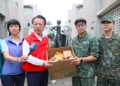 ▲嘉義縣長翁章梁代表縣民，向國軍表達感謝。（圖/嘉義縣政府提供）