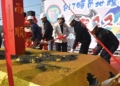 ▲打造雲西海線觀光景點 台17特色地標驛站「一起久久」今日動土。(圖/雲林縣政府提供)
