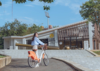 ▲嘉義市政府啟動YouBike2.0，不論在地民眾或是外地遊客們都能便利一遊嘉義。(圖/嘉義市政府提供)