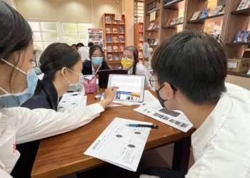 ▲玉山國中長期推展學子們閱讀風氣。(圖/嘉義市政府提供)