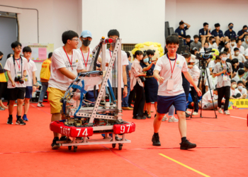 ▲2023年FIRST Robotics Competition機器人季後賽在嘉義縣登場。(圖/嘉義縣政府提供)