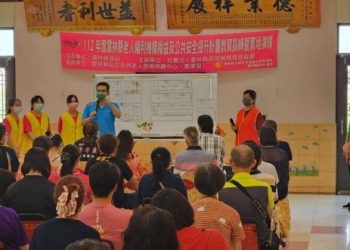 ▲112年度雲林縣老人福利機構權益及公共安全提升計畫-實地演練。(圖/雲林縣政府提供)
