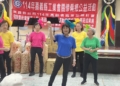 ▲嘉義縣「高齡健康促進運動帶領技巧」職訓班展示學習成果。（圖/嘉義縣政府提供）