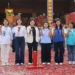 ▲縣長張麗善與各界代表共同參與起馬炮點燃儀式，齊心祈求地方平安與社會和諧。（圖/雲林縣政府文化觀光處提供）
