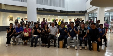 ▲「油藝首記－陳通和油畫創作個展」開幕茶會今（19）日在文化觀光處展覽館 1 樓揭開序幕。（圖/雲林縣政府提供）