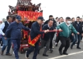 ▲縣長翁章梁等人親迎媽祖聖駕。(圖/嘉義縣政府提供)