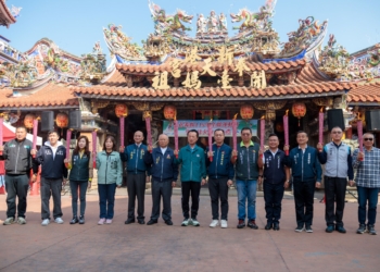 ▲嘉義縣115年全縣運動會在新港奉天宮舉行聖火母火取火儀式。（圖/嘉義縣政府提供）