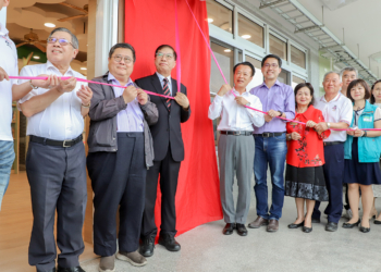 ▲中埔鄉中山國小新建圖書館啟用。（圖/嘉義縣政府提供）