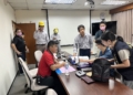 ▲由嘉義市政府消防局為首，組成聯合檢查小組，依序前往轄內高風險場所進仔細查驗。(圖/嘉義市政府提供)