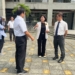 ▲縣長張麗善與典試委員姚立德、政務次長鄭中平巡視考場。(圖/雲林縣政府提供)