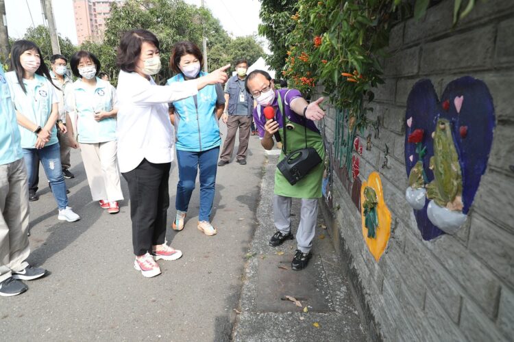 ▲嘉義市諸羅社區彩繪牆。(圖/嘉義市政府提供)
