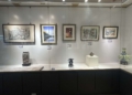 ▲展覽館內陳列各式精緻的國畫與西畫作品，展現豐富的創作風貌。（圖/雲林縣政府提供）