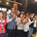 ▲北港朝天宮迎媽祖活動前，縣長張麗善、朝天宮董事長蔡咏鍀等人一同祈福。(圖/雲林縣政府提供)