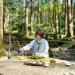 ▲頂湖大凍山步道附近有「地衣森林茶席」，遊客可提前預約。(圖/嘉義縣政府提供)