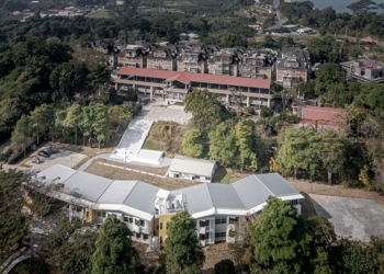 ▲內甕國民小學老舊校舍整建工程，跳脫傳統校舍封閉呆板印象。(圖/嘉義縣政府提供)