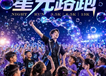▲嘉義雙潭星光路跑自即日起開放報名，今年加入夢幻泡泡表演。(圖/嘉義市政府提供)