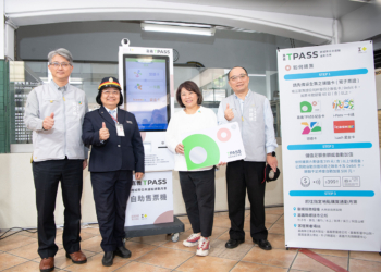 ▲黃敏惠市長親身體驗「嘉義TPASS」便捷購票流程後，開心邀請所有民眾購買使用。(圖/嘉義市政府提供)