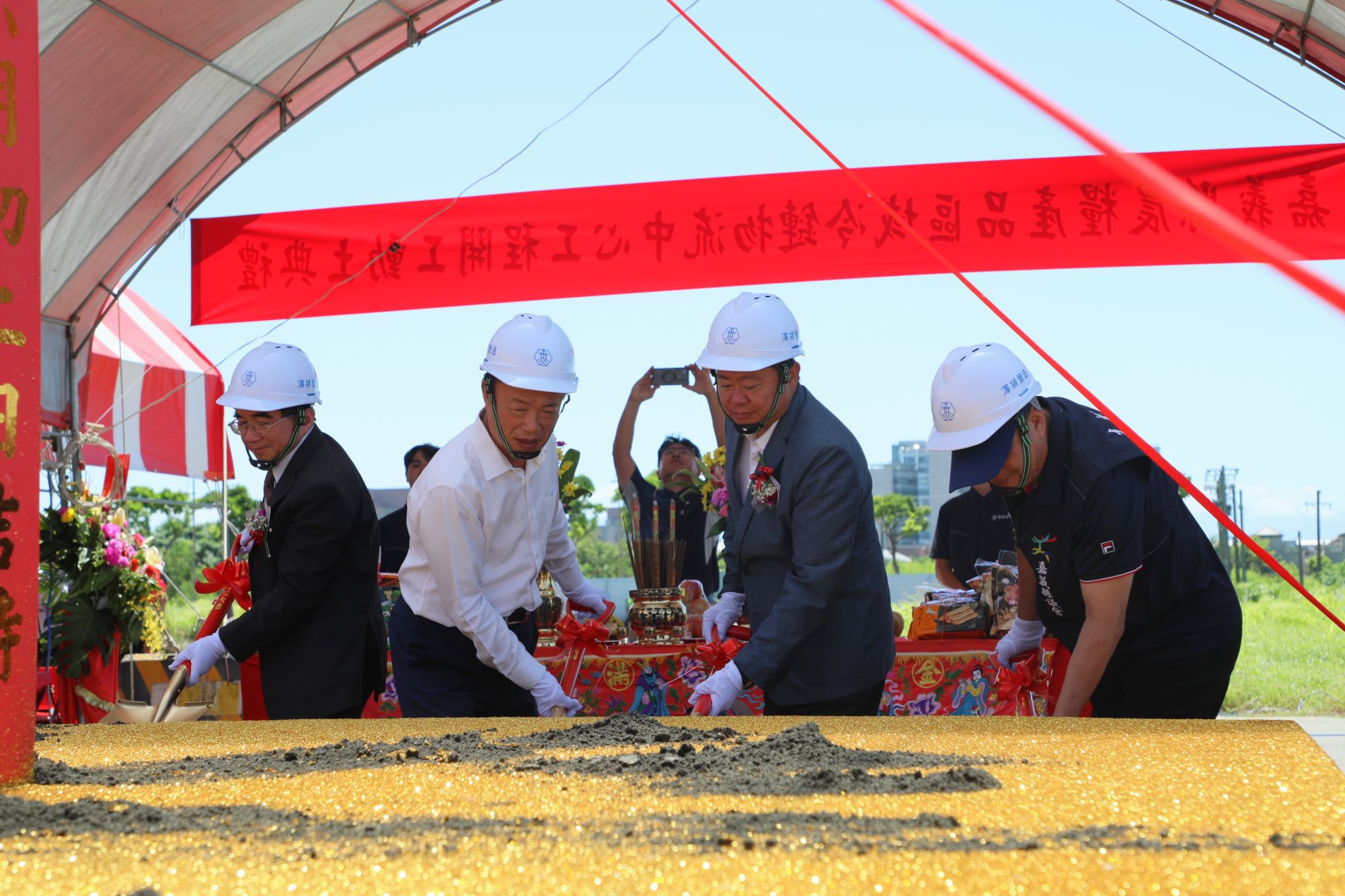 ▲嘉義縣區域冷鏈物流中心動土。(圖/嘉義縣政府提供)