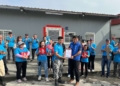 ▲雲林縣政府感謝社團法人台灣希望義工團，協助東勢鄉一家七口家屋修繕。(圖/雲林縣政府提供)