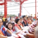 ▲雲林六房媽土庫股過港紅壇舉辦上樑典禮，由縣長張麗善等人共同擔任扶樑官。(圖/雲林縣政府提供)