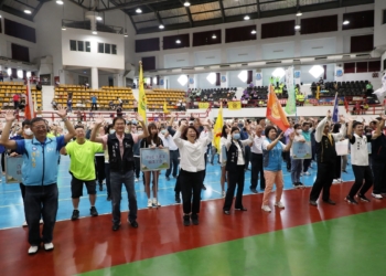 ▲嘉市第39屆勞工運動會吸引逾700位勞工同場較勁。（圖/嘉義市政府提供）