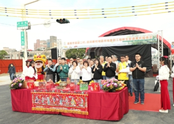 ▲嘉義市新生路因嘉義市建國二村、復興新村地區市地重劃工程暫時封閉，於今(30)日正式通車啟用。（圖/嘉義市政府提供）