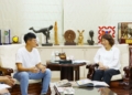 ▲射擊國手劉宛渝與市長黃敏惠分享本次參賽心得點滴。(圖/嘉義市政府提供)