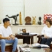 ▲射擊國手劉宛渝與市長黃敏惠分享本次參賽心得點滴。(圖/嘉義市政府提供)