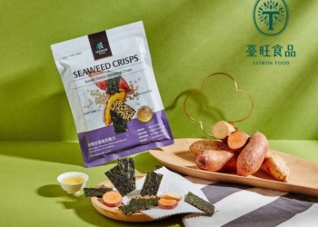 ▲臺旺食品工業股份有限公司-台灣甘藷海苔脆片。(圖/雲林縣政府提供)