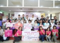 ▲嘉義市政府攜手全聯與王李基金會送暖240箱物資，協助弱勢家庭營養補給。(圖/嘉義市政府提供)